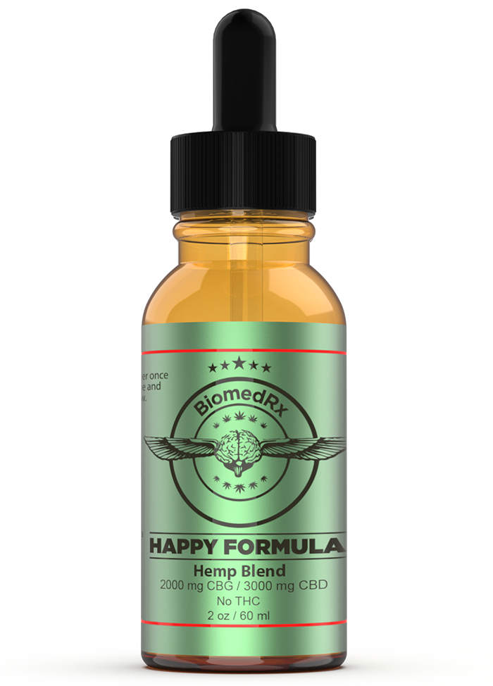Happy Formula CBG/CBD Blend 2000mg CBG · 3000mg CBD