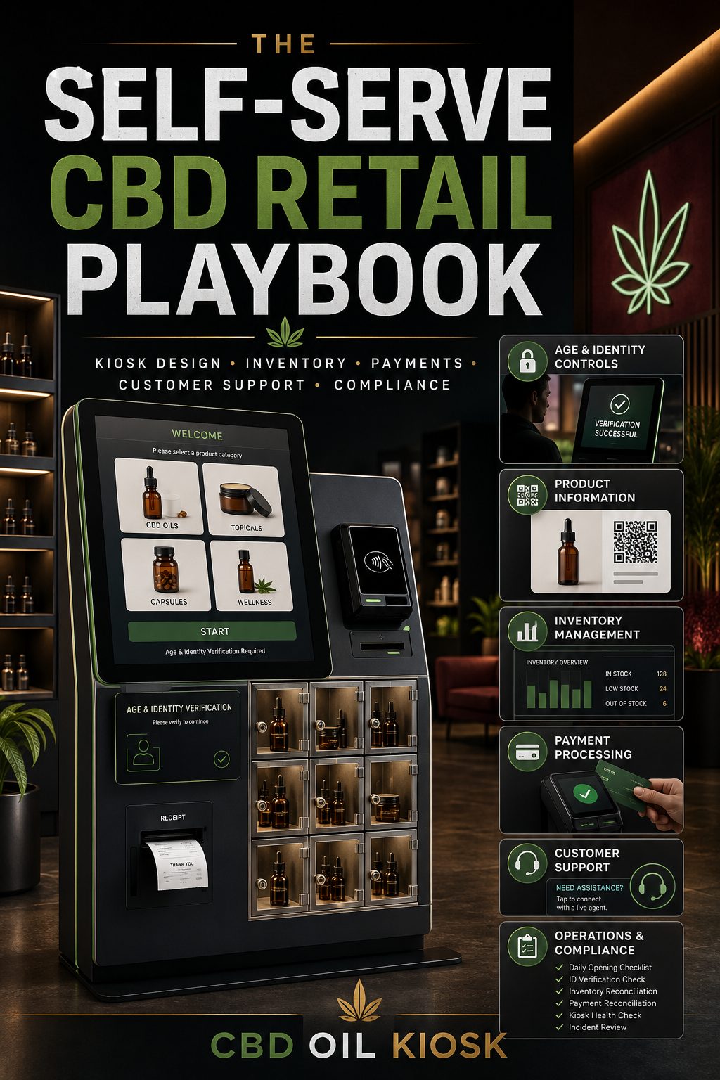 The Self-Serve CBD Retail Playbook — eBook cover